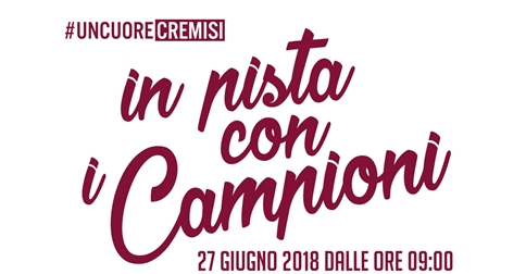 In pista con i Campioni Jesolo 27 giugno 2018 Stadio Picchi