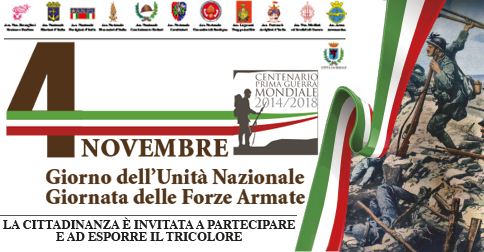 4 Novembre - Giorno dell'Unità Nazionale e Giornata delle Forze Armate