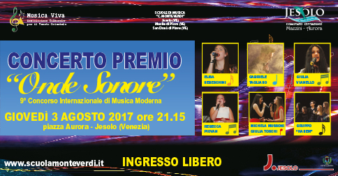 Concerto premio del concorso Onde Sonore a Jesolo