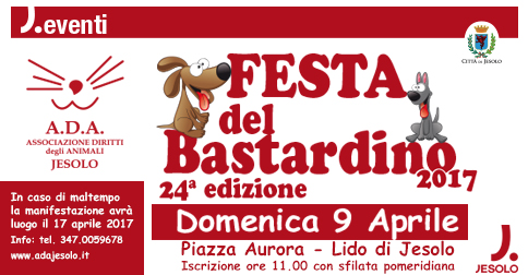 Il 9 aprile 2017 in Piazza Aurora a Jesolo la Festa del Bastardino