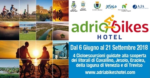 Cicloescursioni guidate adriabikes a Jesolo e dintorni