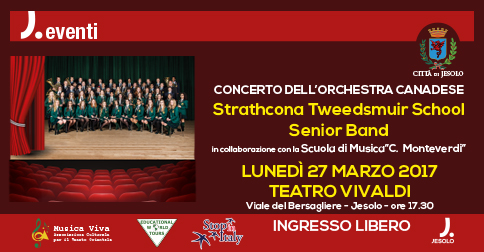 Concerto scuola musicale canadese a Jesolo