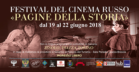 Festival del cinema Russo Pagine della storia a Jesolo dal 19 al 22 giugno 2018