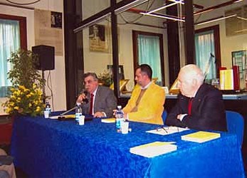 Relatori: Dott. Edoardo Pittalis, Vice Direttore de “Il Gazzettino”, Arch. Davide Berton, Assessore alla Cultura del Comune di Jesolo, Dott. Raffaello Zannoner, Presidente del Centro Studi e Ricerca “Silvio Trentin”. 