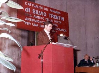 Il prof. Antonio Capitanio al Convegno di Studio su Silvio Trentin