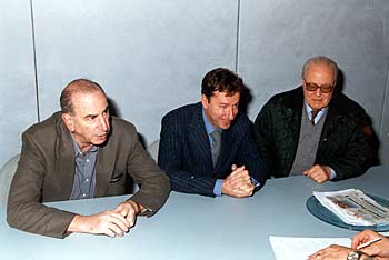 F. Rosengarten, R. Martin (Sindaco della Città di Jesolo), R. Zannoner