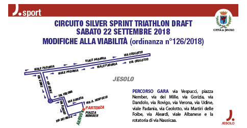 Modifiche alla viabilità per Cronosquadre 6XAndrea