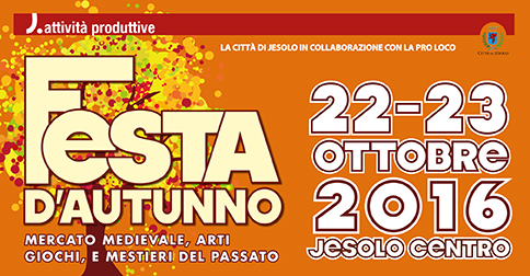 jesolo centro storico festa d'autunno ottobre 2016