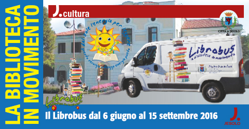 librobus prestito itinerante gratuito di libri - Jesolo, 2016