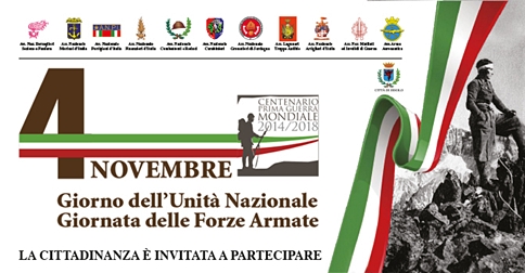 4 Novembre - Giorno dell'Unità Nazionale e Giornata delle Forze Armate