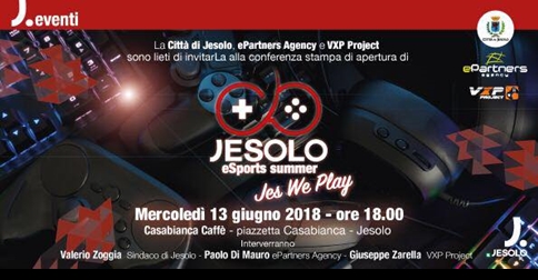 Jesolo eSports summer 13 giugno conferenza stampa al Casabianca Cafè h 18