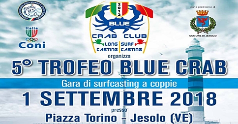 Blue Crab Preis, Surfcastings Wettangeln in Jesolo