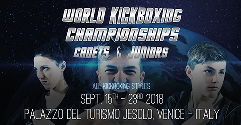 Campionati mondiali di kickboxing - Jesolo 15-23 settembre 2018