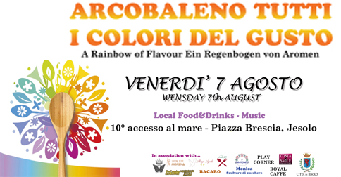 Arcobaleno, tutti i colori del gusto