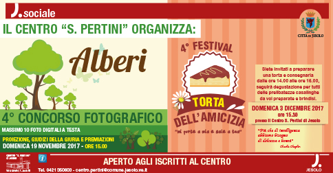 Premiazione concorso fotografico e 4° Festival della Torta dell'Amicizia - Centro Pertini di Jesolo