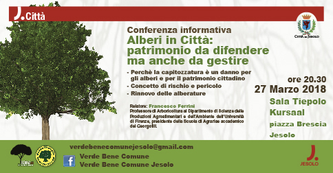 Conferenza Alberi in città-patrimonio da difendere ma anche da gestire