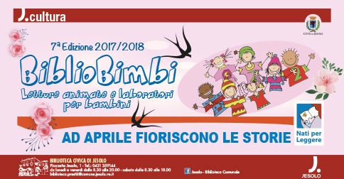 Letture animate e laboratori per bambini alla biblioteca civica di Jesolo