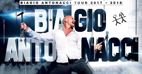 Biagio Antonacci in concerto a Jesolo il 12 dicembre 2017, al Pala Arrex