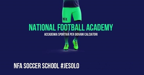 NFA Soccer School Accademia sportiva per giovani calciatori -a Jesolo, Republic Sport Village. Open day 24 giugno 2018