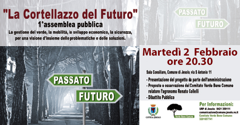 Assemblea pubblica la Cortellazzo del futuro - Jesolo, martedì 2 febbraio 2016