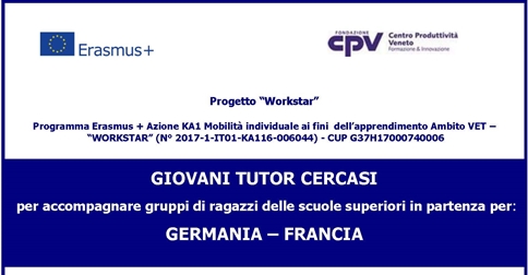 progetto Workstar Giovani tutor cercasi